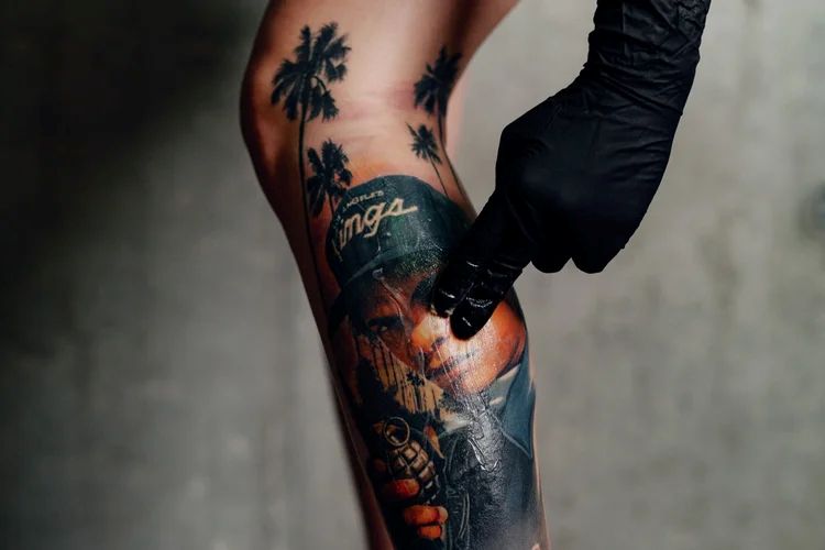 Tattoo Armour - aplikácia podložky 2